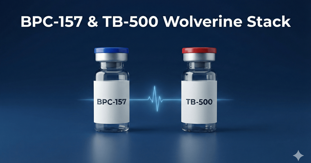 cleanest bpc 157 Wolverine Blend - BPC-157 (10mg) / TB500 (10mg) main image 0
